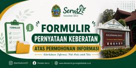 FORMULIR PERNYATAAN KEBERATAN ATAS PERMOHONAN INFORMASI